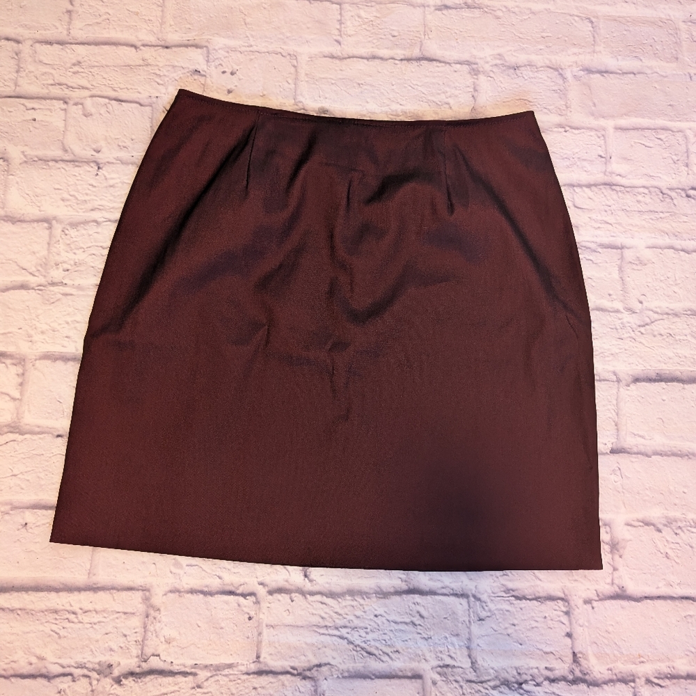 Fairweather Burgundy Pink Mini Skirt 12